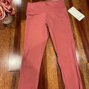 Lululemon Fast and Free Crop leggings